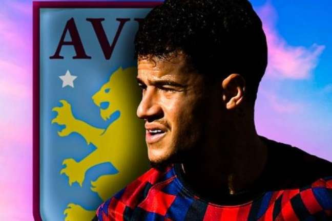 Coutinho foi anunciado pelo Aston Villa Aston Villa/Divulgação